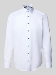 Regular Fit Business-Hemd aus reiner Baumwolle mit Kentkragen von Christian Berg Men - 32
