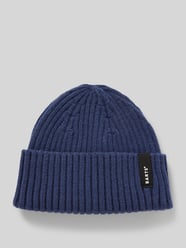 Beanie mit Label-Detail Modell 'SUMTER' von Barts Blau - 36