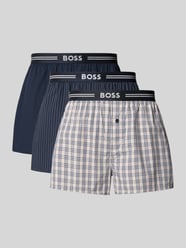 Bokserki o kroju regular fit z czystej bawełny w zestawie 3 szt. od BOSS - 14