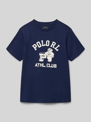 T-shirt z nadrukiem z logo i okrągłym dekoltem od Polo Ralph Lauren Teens - 15