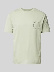T-Shirt mit Label-Print von Marc O'Polo Grün - 8