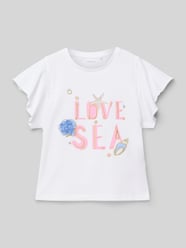 T-shirt z nadrukiem z napisem model ‘SEA’ od Name It - 21