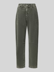 barrel fit corduroy broek van katoenmix van Buena Vista - 10