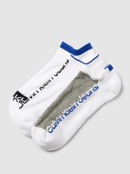 Sneakersokken met labelprint in een set van 3 paar van Calvin Klein Jeans Wit - 28