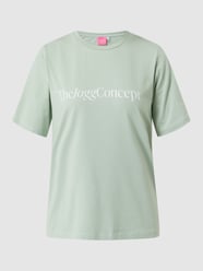 T-Shirt mit Logo Modell 'Simona' von TheJoggConcept Grün - 24