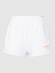 Shorts mit Label-Print von Superdry Sports Weiß - 10