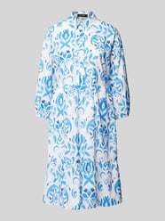 Hemdblusenkleid aus Viskose von More & More Weiß - 47