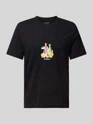 T-Shirt mit geripptem Rundhalsausschnitt Modell 'VARENNA' von Jack & Jones - 25