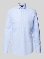 Slim Fit Business-Hemd mit Streifenmuster von BOSS Blau - 29