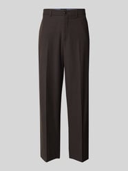 Straight fit stoffen broek met persplooien van Scotch & Soda - 46