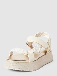 Sandalen mit Zopfmuster Modell 'FRIDA' von Liu Jo Weiß - 35