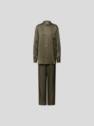 Pyjama mit Kufiya-Muster von Lala Berlin Grün - 40