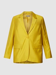 PLUS SIZE Blazer mit Paspeltaschen von Samoon Gelb - 18
