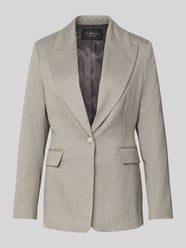 Slim fit lange blazer van viscosemix van s.Oliver BLACK LABEL - 14