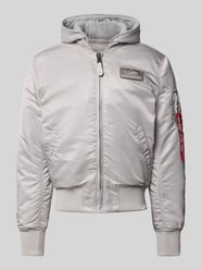 Bomberjacke mit Label-Patch von Alpha Industries - 9