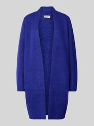 Cardigan aus Mohair-Mix mit offener Vorderseite von MAERZ Muenchen Lila - 16