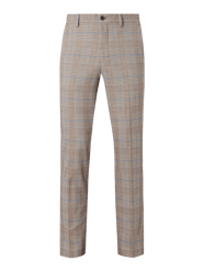 Slim Fit Anzughose mit Stretch-Anteil Modell 'Lokipa' von Selected Homme Beige - 46