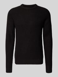 Gebreide pullover met ribboorden, model 'LIAM' van Jack & Jones - 11