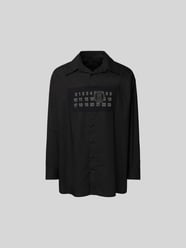 Regular fit vrijetijdsoverhemd met logodetail van MM6 Maison Margiela - 44