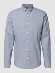 Business-Hemd mit Allover-Muster Modell 'SUS' von Esprit Collection Blau - 32