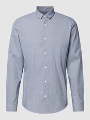 Business-Hemd mit Allover-Muster Modell 'SUS' von Esprit Collection Blau - 26