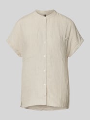 Relaxed Fit Leinenbluse mit kurzen Ärmeln von Tommy Hilfiger - 42