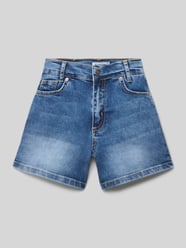 Regular Fit Jeansshorts mit Label-Patch von Blue Effect - 9