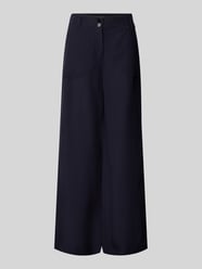 Wide Fit Stoffhose aus Viskose-mix mit Leinen-Anteil von Marc Cain - 33