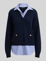 Pullover mit Zierknöpfen am Saum von Lauren Ralph Lauren - 17