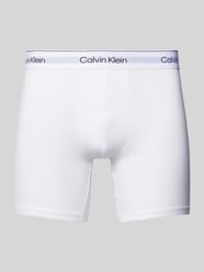 Trunks mit Label-Bund im 3er-Pack von Calvin Klein Underwear Weiß - 14