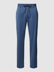 Stoffen broek met steekzakken, model 'Genius' van BOSS Blauw - 14