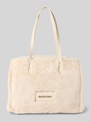 Shopper aus Kunstfell mit Label-Detail Modell 'SPECIAL FADIA' von VALENTINO BAGS - 10