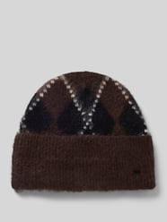 Muts met argyle-motief model 'Arauta cap' van OPUS - 45