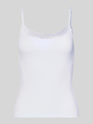 Slim Fit Top mit Spitzenbesatz von REVIEW - 21