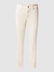 Skinny Fit Jeans mit Stretch-Anteil Modell 'Piper' von Cambio Beige - 5