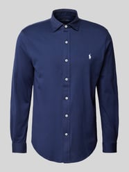 Slim Fit Freizeithemd mit Haifischkragen von Polo Ralph Lauren Blau - 23