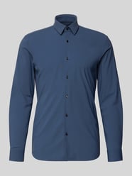 Slim Fit Businesshemd aus atmungsaktivem Material Modell 'HANK' von BOSS - 29