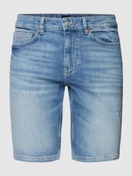 Szorty jeansowe z dodatkiem streczu model ‘Delaware Shorts’ od BOSS Orange - 38