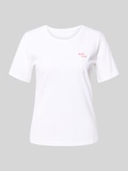 T-Shirt mit Statement-Stitching und Rundhalsausschnitt von Christian Berg Woman - 47