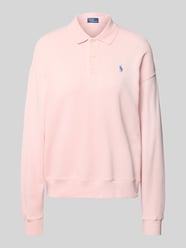 Sweatshirt mit Polokragen und Label-Stitching von Polo Ralph Lauren - 14