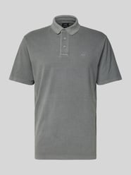 Koszulka polo z krótką listwą guzikową od Armani Exchange - 40