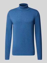 Regular Fit Strickpullover aus Baumwoll-Woll-Mix mit Rollkragen von Christian Berg Men - 18