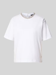 T-shirt z detalem z logo Model 'Thei' od JOOP! - 48