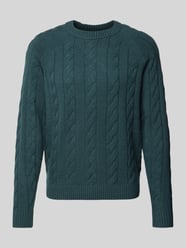 Strickpullover mit gerippten Abschlüssen Modell 'TILOALF' von ECOALF Grün - 29