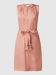 Jurk met ruches, model 'Cecilie' van Cream Roze - 28