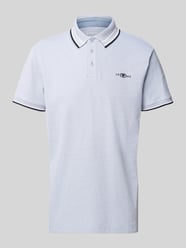 Regular Fit Poloshirt mit Kontraststreifen von Tom Tailor - 44