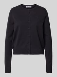 Gebreid vest van viscosemix met lange mouwen van REVIEW - 3