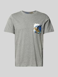 T-Shirt mit geripptem Rundhalsausschnitt Modell 'BHJEM' von Blend - 27