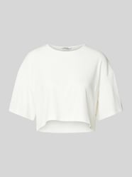 Cropped T-Shirt mit Rundhalsausschnitt Modell 'ADA' von VILLA SOPHIE - 17