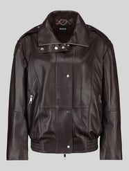 Lederjacke mit Schulterklappen Modell 'Savani' von BOSS - 42